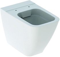 Geberit 211910000 iCon Square Унитаз напольный (чаша) 36хх56 см, безободковый Rimfree®, белый