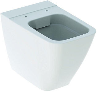 Geberit 211910000 iCon Square Унитаз напольный (чаша) 36хх56 см, безободковый Rimfree®, белый