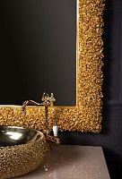 Зеркало 100x140 Armadi Art Rose 539 золото