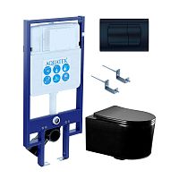 Aquatek Мия SET AQUATEK МИЯ-MB-049 4в1 Инсталляция с подвесным унитазом