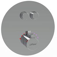 Paini 78CR6911TH2BWBSET Смеситель для ванны, с термостатом и кнопочным дивертором, хром Paini 78CR6911TH2BWBSET Смеситель для ванны, с термостатом и кнопочным дивертором, хром