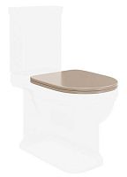 Kerama Marazzi PO.seat.01/CAM Pompei Сиденье для напольного унитаза, камео бежевый глянец