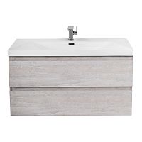 Cezares MOLVENO-90-2C-SO-LB MOLVENO Тумба под раковину подвесная, 90х50 см, белое дерево купить  в интернет-магазине Сквирел