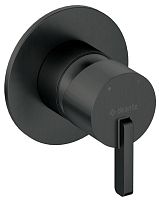 Deante BQS_N44L Silia Смеситель для душа встраиваемый, с внутренней частью, Nero (черный)