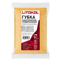 Губка синтетическая LITOKOL 14. Инструмент для плиточных работ Губка синтетическая для удаления остатков полимерной и цементной затирки