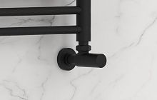 Сунержа 15-1400-1212 Вентиль угловой, (цилиндр) G 1/2" НР х G 1/2" НР, муар темный титан