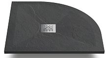 Vincea VST-4SQ9090A Душевой поддон из искусственного камня, 90х90 см, антрацит