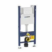 Geberit 458.120.11.1 DUOFIX UP100 Инсталляция для унитаза, с кнопкой белой