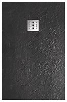 BelBagno Uno TRAY-MR-UNO-AH-120/90-35-NERO-CR Душевой поддон