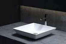 Salini 1101108G Callista 04 Раковина накладная, 38х38 см, материал S-Sense - глянцевая