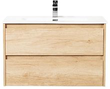 BelBagno KRAFT-1000-2C-SO-RNN База под раковину 100х46 см, подвесная, Rovere Nebrasca Nature (натуральный дуб Небраска)