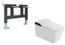 Abber Rechteck AC1215S-AC0101P Инсталляция с подвесным унитазом