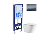 Aquatek Либерти SET AQUATEK ЛИБЕРТИ-INS17-034 Комплект: Унитаз, Инсталляция, Кнопка смыва
