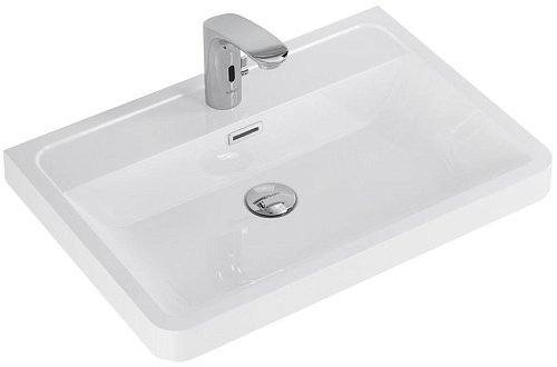 BelBagno EA-600-LVB Ancona-N/Energia-N Раковина из искусственного мрамора 60х48 см, белая BelBagno EA-600-LVB Ancona-N/Energia-N Раковина из искусственного мрамора 60х48 см, белая