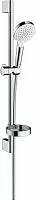 Hansgrohe 26553400 Crometta Душевой гарнитур, хром/белый
