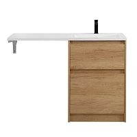 BelBagno KRAFT-LVD-580/1200-2C-PIA-RNN База под раковину 58х48 см, напольная, Rovere Nebrasca Nature (натуральный дуб Небраска)