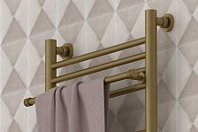 Сунержа 032-2012-0370 Полка прямая (L - 370 мм) н/ж для ДР Сунержа, матовое золото