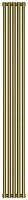 Сунержа 05-0301-1805 Эстет-1 Радиатор отопительный н/ж 1800х225 мм/ 5 секций, состаренная бронза