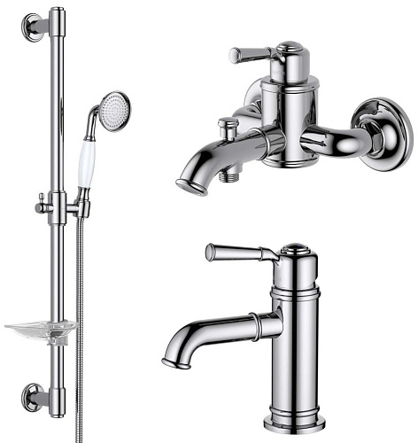 Aquatek КЛАССИК AQUATEK AQ1530CR Комплект для ванны и душа Aquatek КЛАССИК AQUATEK AQ1530CR Комплект для ванны и душа