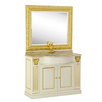 Migliore 27335 Ravenna Зеркало прямоугольное с фаской 117х101х4 см, золото купить  в интернет-магазине Сквирел