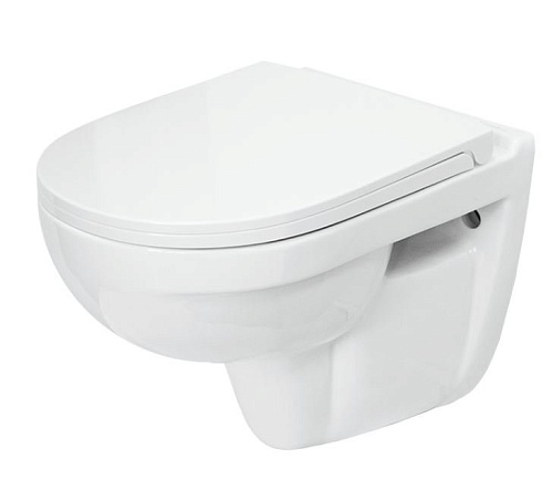 Sanita Luxe WC.WH/Best/DM/WHT.G/S1 Best Унитаз подвесной 35х50 см, с сиденьем, белый S1