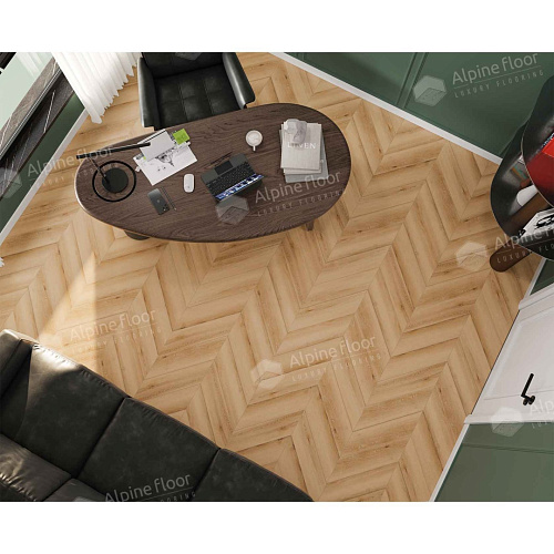 Каменно-полимерная плитка Alpine Floor Альпийский шеврон (Chevron Alpine) ECO 18-19 Дуб Самерсет Chevron онлайн Каменно-полимерная плитка Alpine Floor Альпийский шеврон (Chevron Alpine) ECO 18-19 Дуб Самерсет Chevron купить