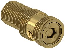 Сунержа 03-1450-0000 Эксцентрик запорный нар.р. G 1/2" / нар.р. G 3/4", золото