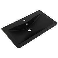 BelBagno BB1000/455-LV-ART-ALR-NERO Раковина из искусственного камня 100х45.5 см, черный матовый