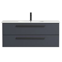Cezares ECO-CER-1200-2C-SO-GR-P Eco Тумба под раковину, графит купить  в интернет-магазине Сквирел