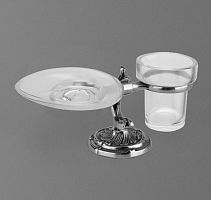 Art & Max Barocco Crystal AM-1788-Cr-C дозатор для мыла подвесной керамика barocco crystal хром