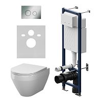 AM.PM SPIRIT V2.0 IS110151.701900 Комплект: Унитаз, Инсталляция, Кнопка смыва