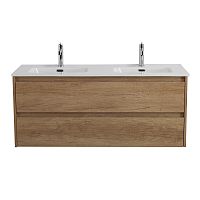 BelBagno KRAFT-1200-2C-SO-2-RNN База под раковину 120х46 см, подвесная, Rovere Nebrasca Nature (натуральный дуб Небраска) купить  в интернет-магазине Сквирел