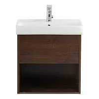 BelBagno NEON-600-1C-SO-RS База под раковину 60х35 см, подвесная, Rovere Scuro (темный дуб) купить  в интернет-магазине Сквирел