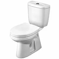 Santek 1WH302133 Анимо Унитаз-компакт 38х62 см, с вертикальным выпуском, белый