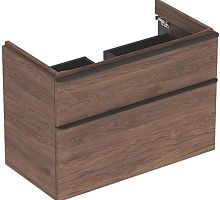 Geberit 500.354.JR.1  Smyle Square Тумба под раковину подвесная, 88х62 см, пекан купить  в интернет-магазине Сквирел
