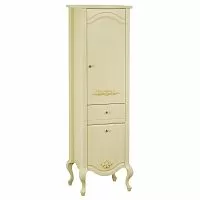 Migliore 26069 Impero Пенал 49х161х44 см Dх, 1 ящик 2 двери, Decape Sabbia купить  в интернет-магазине Сквирел