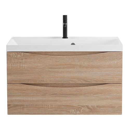 BelBagno MARINO-800-2C-SO-WO-P База под раковину 80х45 см, подвесная, Rovere Bianco (белый дуб) купить  в интернет-магазине Сквирел