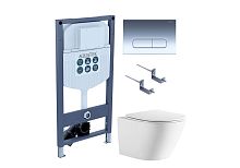 Aquatek Либерти SET AQUATEK ЛИБЕРТИ-016 INS-23 Комплект: Унитаз, Инсталляция, Кнопка смыва