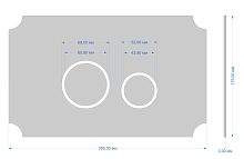 KKPOL AQUAFIORI VINTAGE 350/AFV/077-30-00 Клавиша смыва