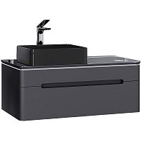 Jorno Shi.01.100-M/P/A Shine Тумба подвесная 100х50 см с МФМ, антрацит