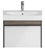 Kerama Marazzi MO.70.1+1/AR Modula Тумба под раковину подвесная 70х47 см, Арабика белый/дерево