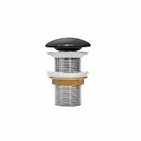 IDDIS, OPHBM00i88 Optima Home Выпуск для умывальника без перелива, черный матовый