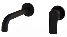 Paini P4YO208 Viva Style Смеситель для раковины, встраиваемый, черный (YO)