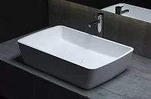 Salini 1102212M Gloria 11 Раковина накладная, 65х40 см, материал S-Stone - матовой