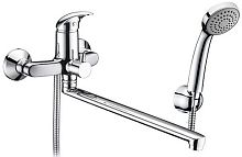WasserKRAFT 2602L Isen Смеситель для ванны, с длинным изливом, хромоникелевое покрытие