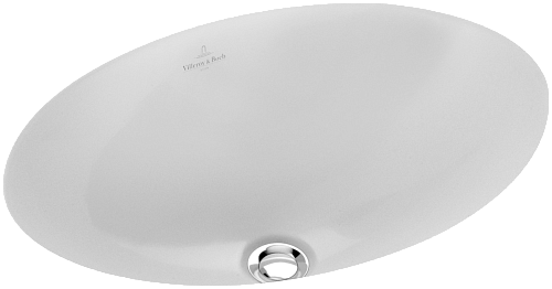 Villeroy & Boch 616111R1 Loop&Friends Раковина под столешницу 50х36 см, альпийский белый CeramicPlus