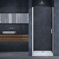 Vincea VDP-3AL800CL Alpha Душевая дверь 195х80 см, профиль хром/стекло прозрачное