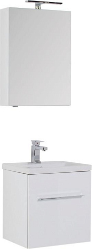 Aquanet 00196676 Порто Комплект мебели для ванной комнаты, белый купить  в интернет-магазине Сквирел