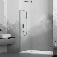 RGW 351010212-14 Walk In WA-102B Перегородка для душа, профиль черный