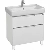 Акватон 1A202901DAAY0 Дакота 80 Тумба под раковину, 75х45 см, белая/выбеленное дерево купить  в интернет-магазине Сквирел